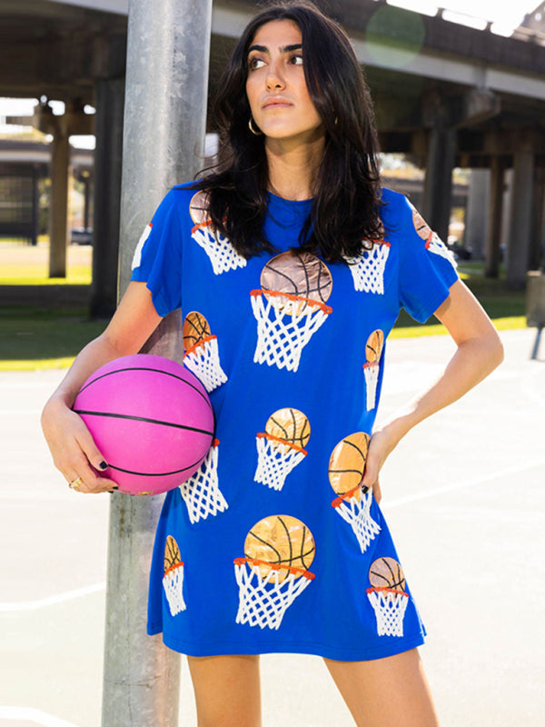 Basketball-Inspired Dress for Casual Outings