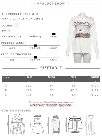 T-Shirts - Graphic Women’s Pullover Loose T-Shirt for Laid-back Days