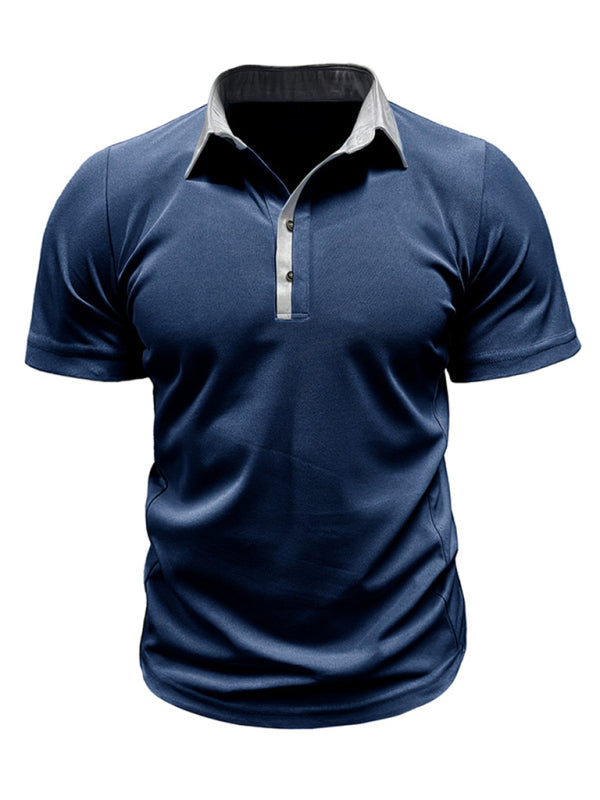 T-Shirts- Men's Polo Shirt for Brunch & BBQs- - Pekosa Women Fashion