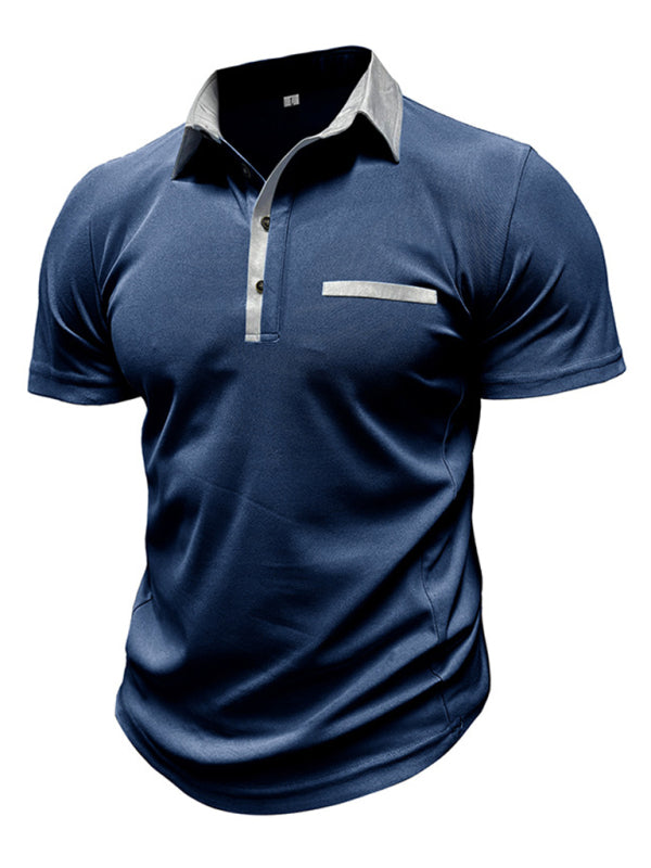 T-Shirts- Men's Polo Shirt for Brunch & BBQs- - Pekosa Women Fashion