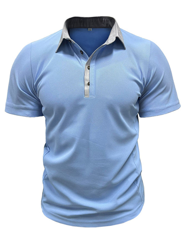 T-Shirts- Men's Polo Shirt for Brunch & BBQs- - Pekosa Women Fashion