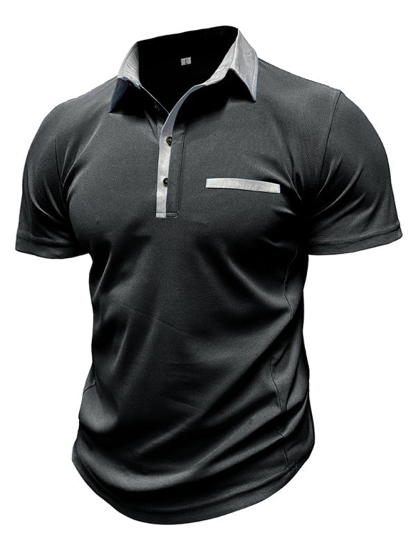 T-Shirts- Men's Polo Shirt for Brunch & BBQs- - Pekosa Women Fashion