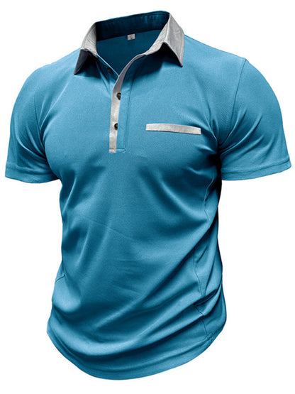 T-Shirts- Men's Polo Shirt for Brunch & BBQs- - Pekosa Women Fashion