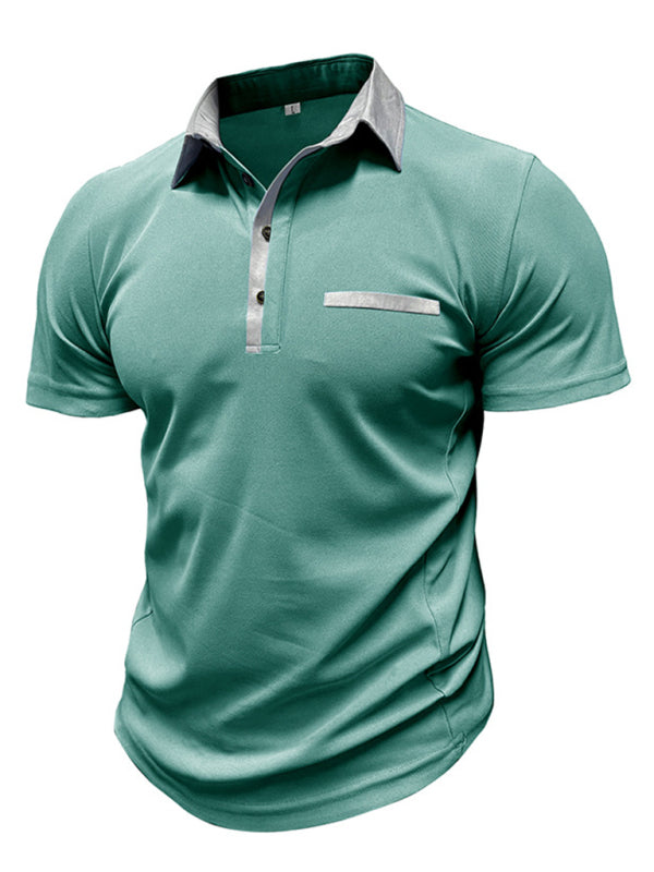 T-Shirts- Men's Polo Shirt for Brunch & BBQs- - Pekosa Women Fashion