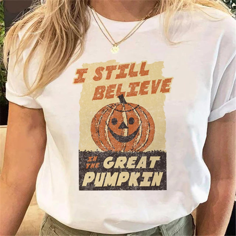 T-Shirts-Women's Halloween Graphic Tee Collection