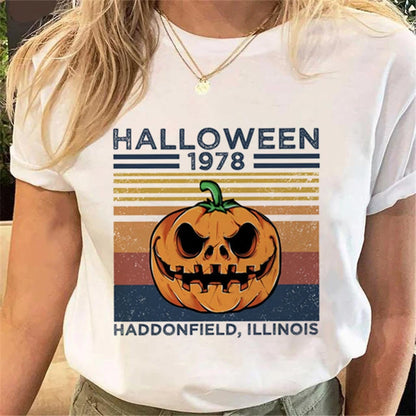 T-Shirts-Women's Halloween Graphic Tee Collection