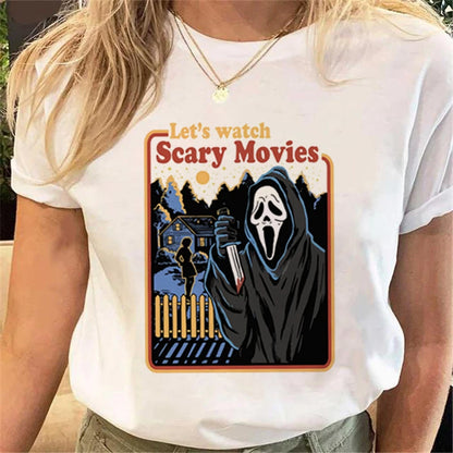 T-Shirts-Women's Halloween Graphic Tee Collection