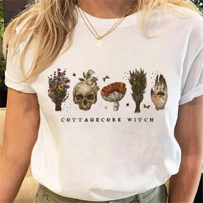 T-Shirts-Women's Halloween Graphic Tee Collection