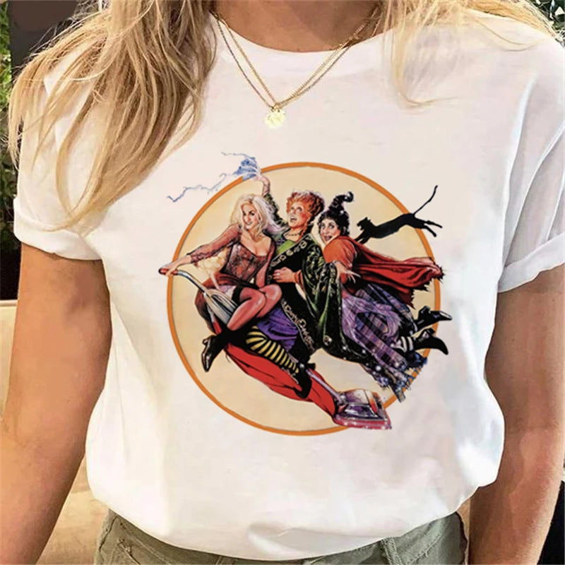 T-Shirts-Women's Halloween Graphic Tee Collection