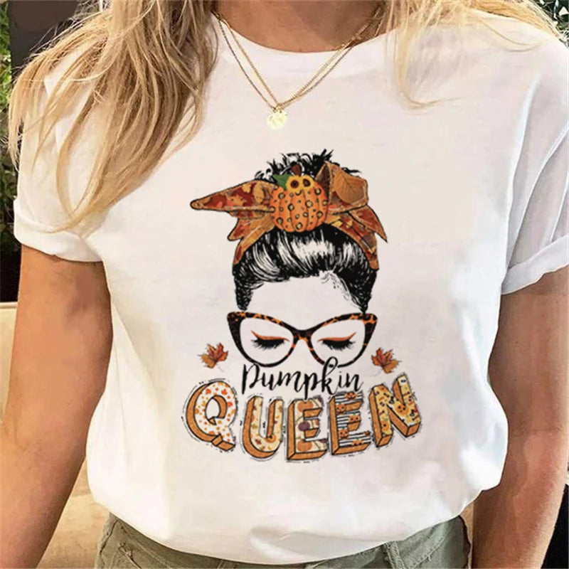 T-Shirts-Women's Halloween Graphic Tee Collection