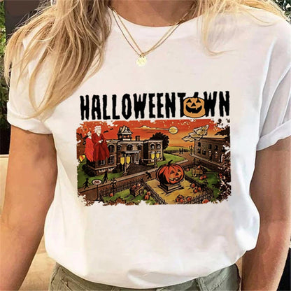 T-Shirts-Women's Halloween Graphic Tee Collection