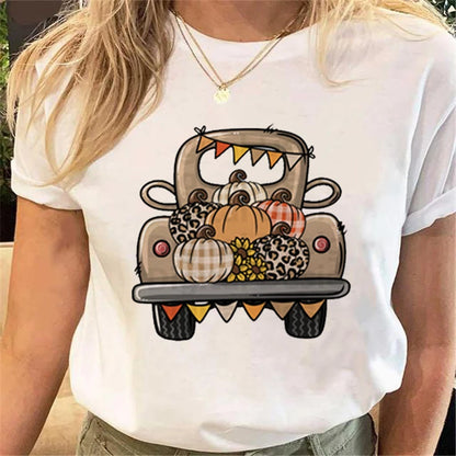 T-Shirts-Women's Halloween Graphic Tee Collection