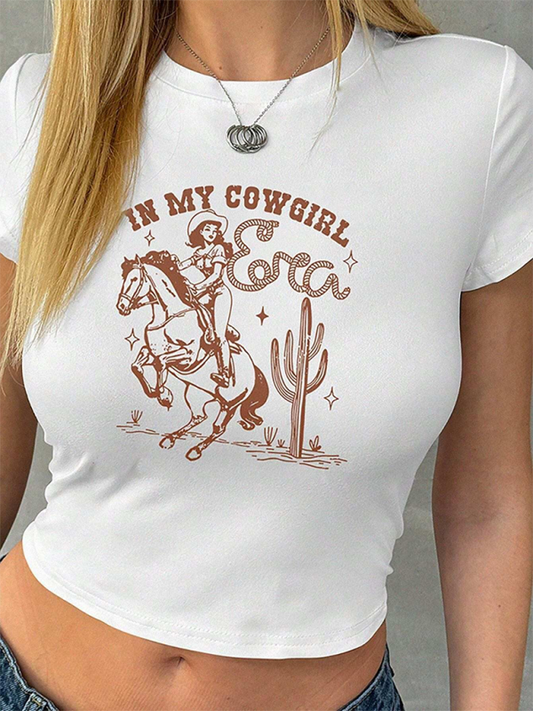 Cowgirl Era Tee - Crop T-Shirt