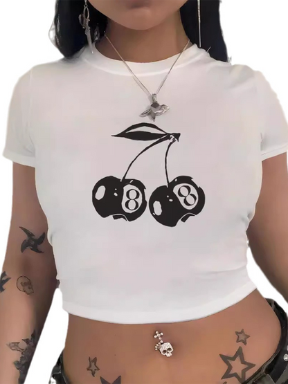 Women '1-800-HOT-TOGO' Shirt - Crop Tee