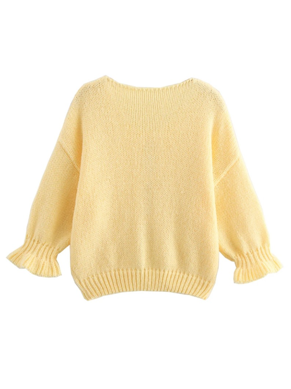 Tops - Casual Crew Neck Knit Top