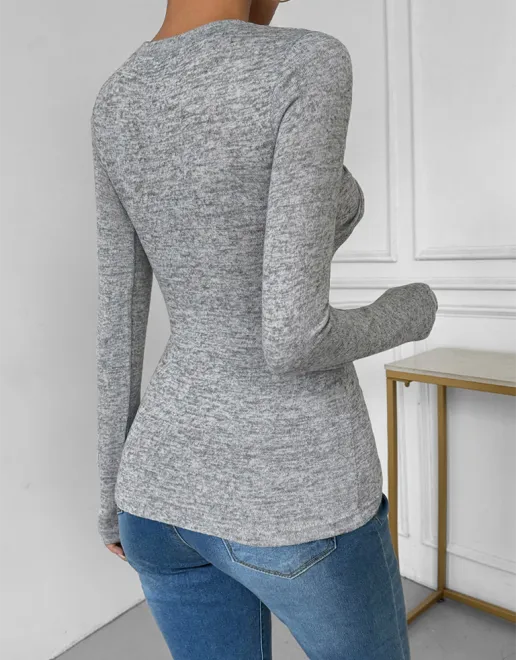 Transition Moderne Gris Twist Top