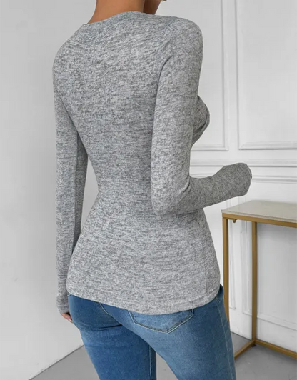 Transition Modern Grey Twist Top