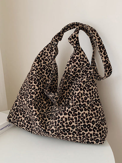 Leopard Print Tote Bag - Your Everyday Essential Carrier in Cotton Canvas