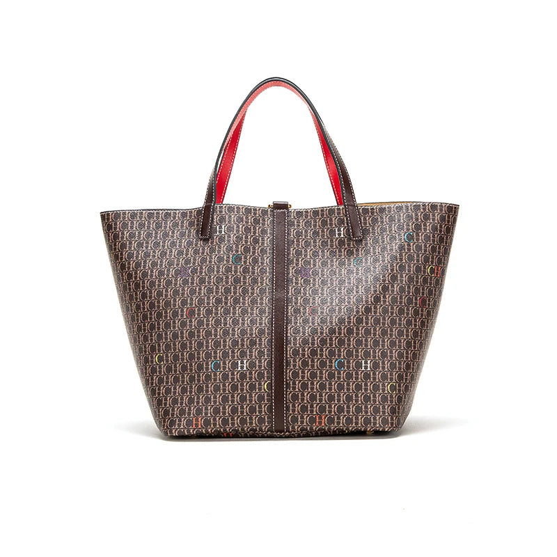 Tote Bags - Monogrammed Elegance Tote: Artisanal Charm Meets Modern Utility