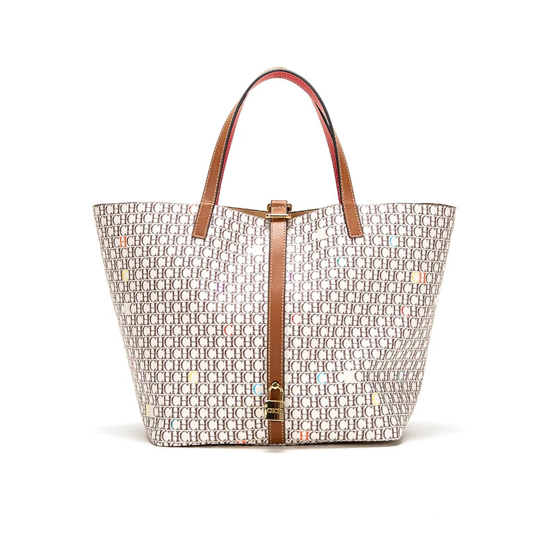 Tote Bags - Monogrammed Elegance Tote: Artisanal Charm Meets Modern Utility