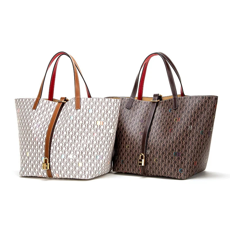 Tote Bags - Monogrammed Elegance Tote: Artisanal Charm Meets Modern Utility