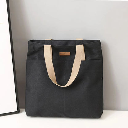 Tote Bags - Spacious Canvas Day Bag