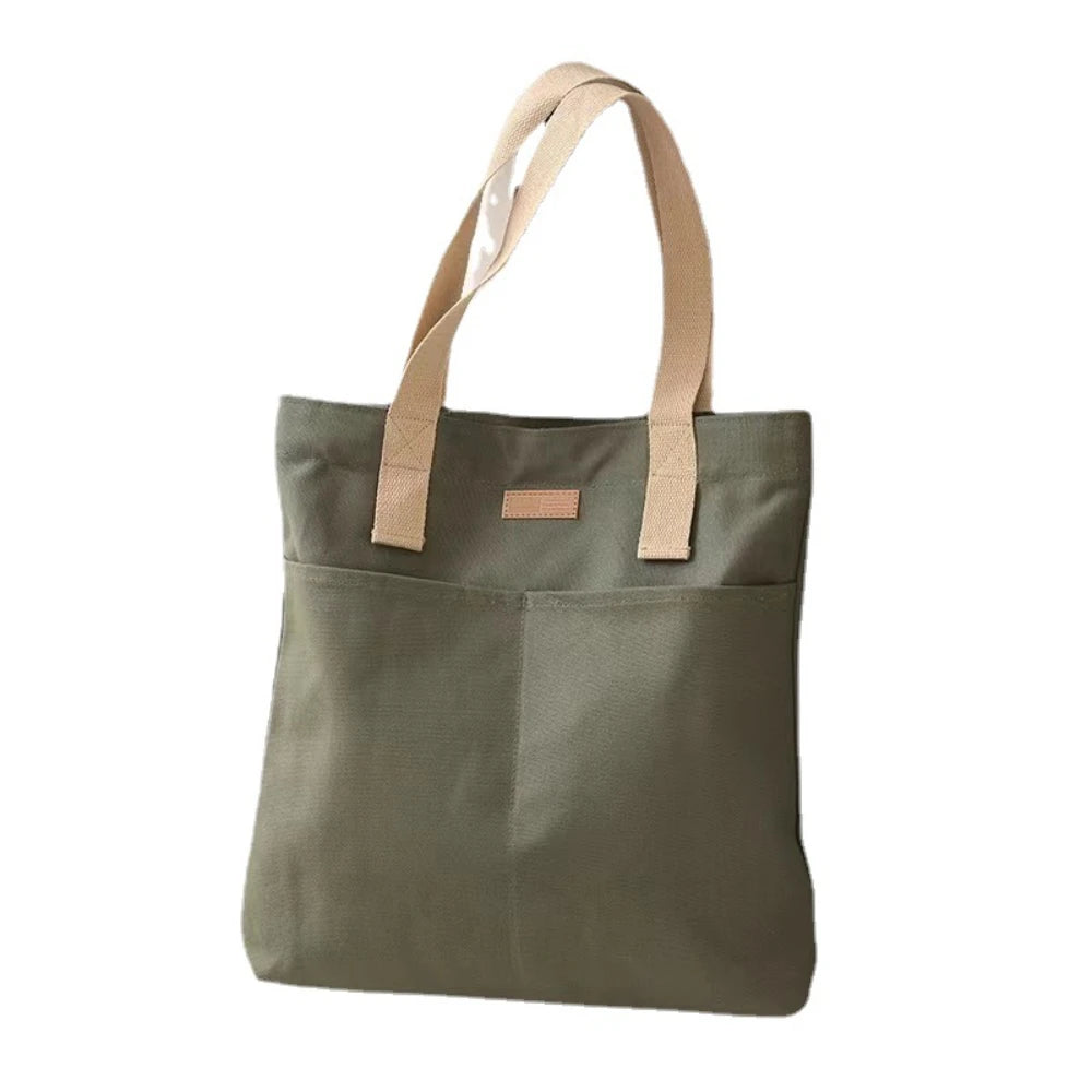 Tote Bags - Spacious Canvas Day Bag