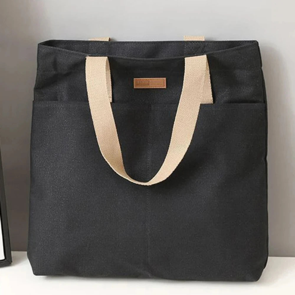 Tote Bags - Spacious Canvas Day Bag