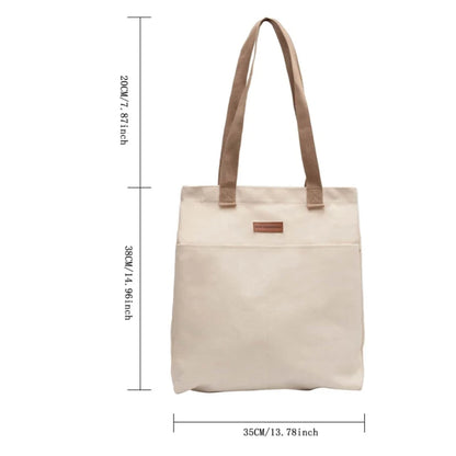 Tote Bags - Spacious Canvas Day Bag