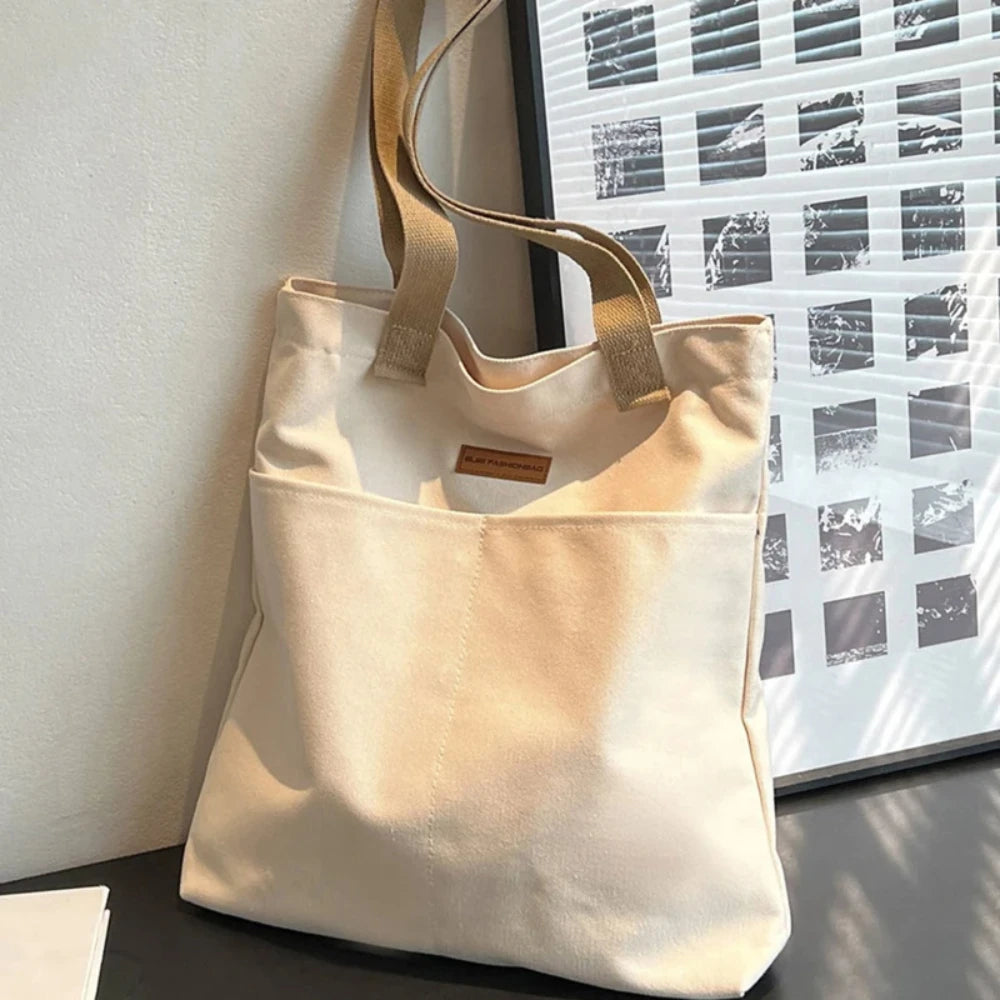 Tote Bags - Spacious Canvas Day Bag