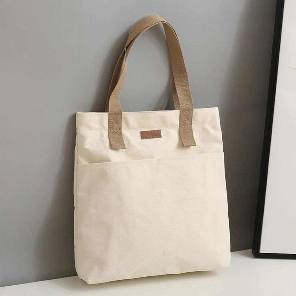 Tote Bags - Spacious Canvas Day Bag