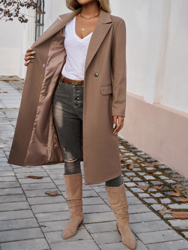 Trench Coats- Professional and Casual Women's Trench Coat - Ideal for Layering