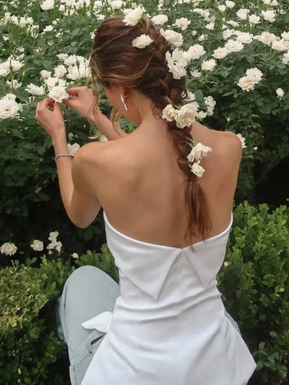 Tube Tops - Urban Chic Strapless White Top