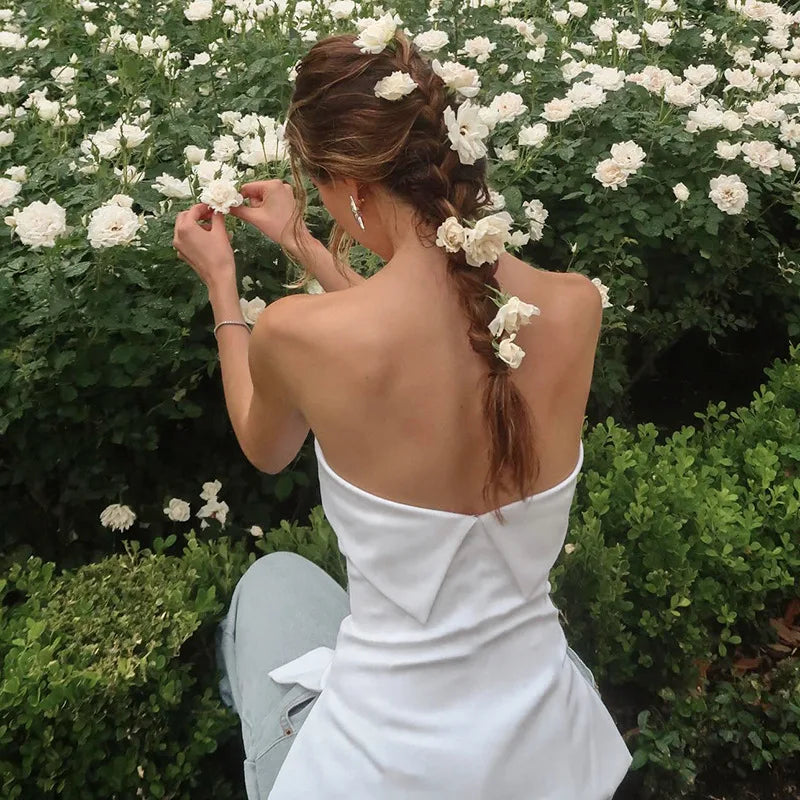 Tube Tops - Urban Chic Strapless White Top