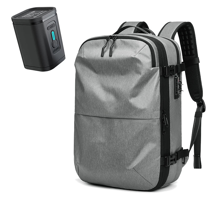 Vacuum Compression Backpack - Voyager Elite 17-Inch Laptop Backpack with Vacuum Compression