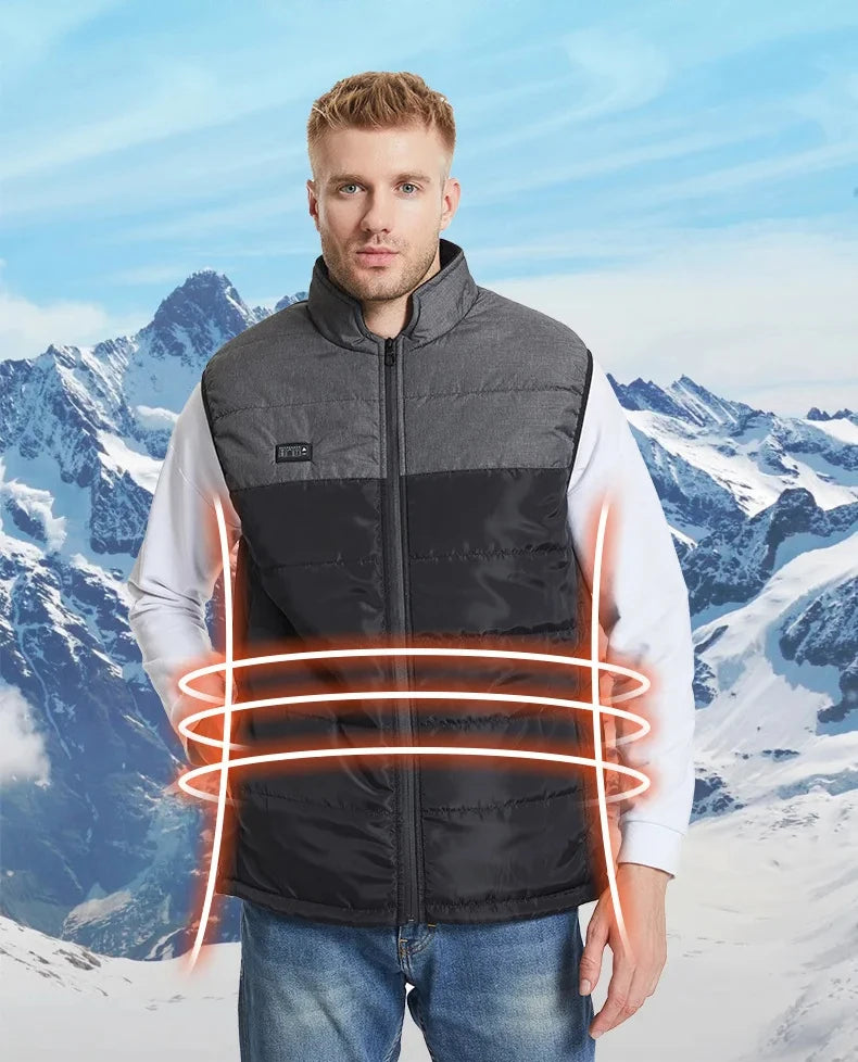 Vests - USB 21 Heating Zones Vest Winter Outerwear