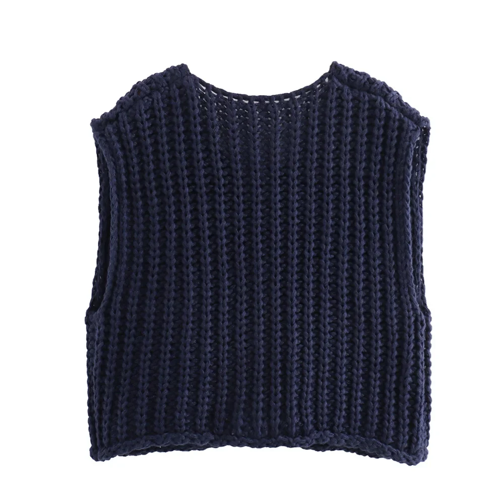 Vests- Women Button-Front Knit Vest - Your Transitional Layering Piece- - Pekosa Women Fashion