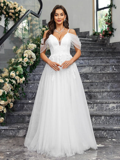 Wedding Dresses - Classic Tulle Ball Gown for Fairy Tale Weddings Bridal Dress