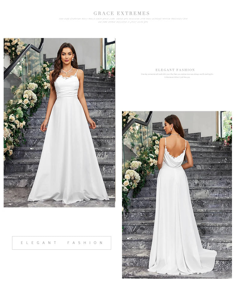 Wedding Dresses - Sweep Train Bridal Gown Church Wedding Dress