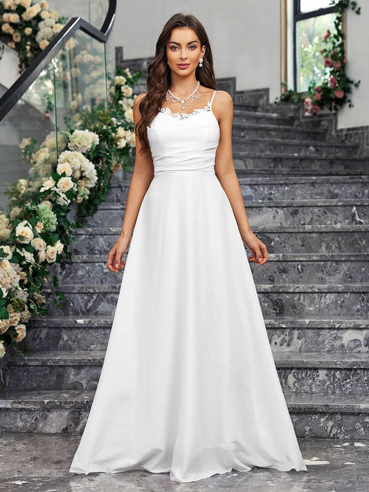 Wedding Dresses - Sweep Train Bridal Gown Church Wedding Dress