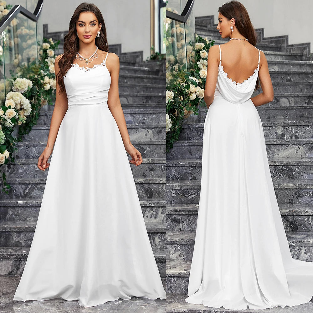 Wedding Dresses - Sweep Train Bridal Gown Church Wedding Dress