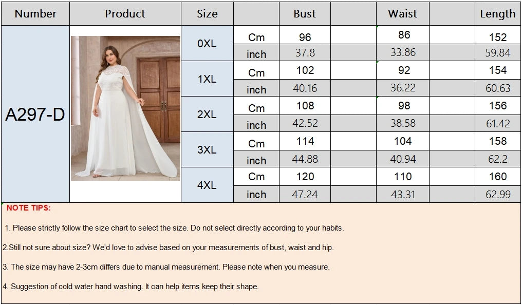 Wedding Dresses - Wedding Dress with Watteau Train Plus Size Bridal Gown