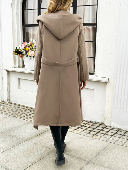 Women Coats and Jackets - Luxurious Casual Winter Wool Coat