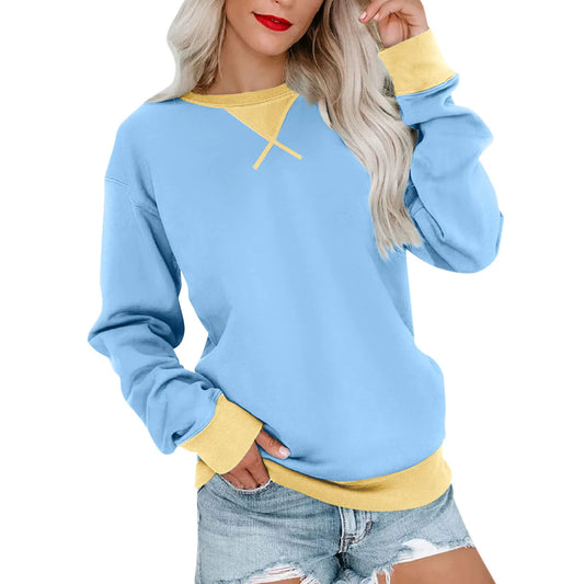 Women Sweaters- Comfy Oversized Pullover with Stylish Ribbed Trim 🎨