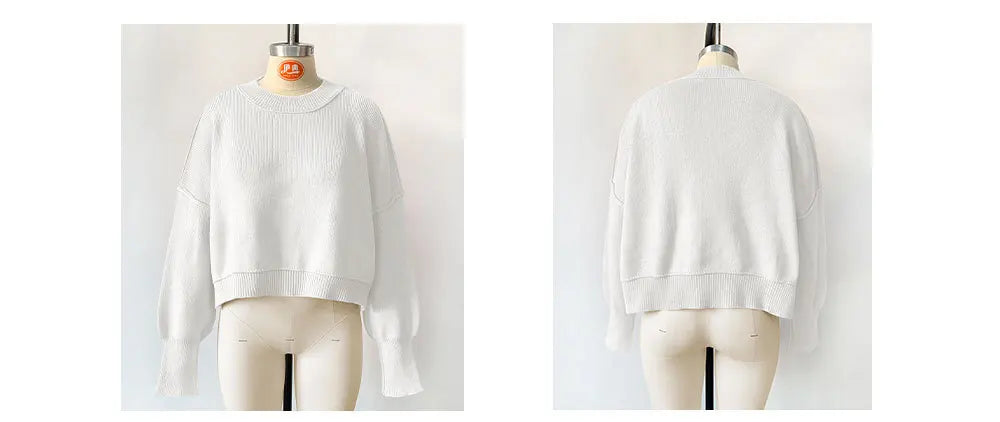 Women Sweaters - Oversized Trendy Women's Knit Top Sweater