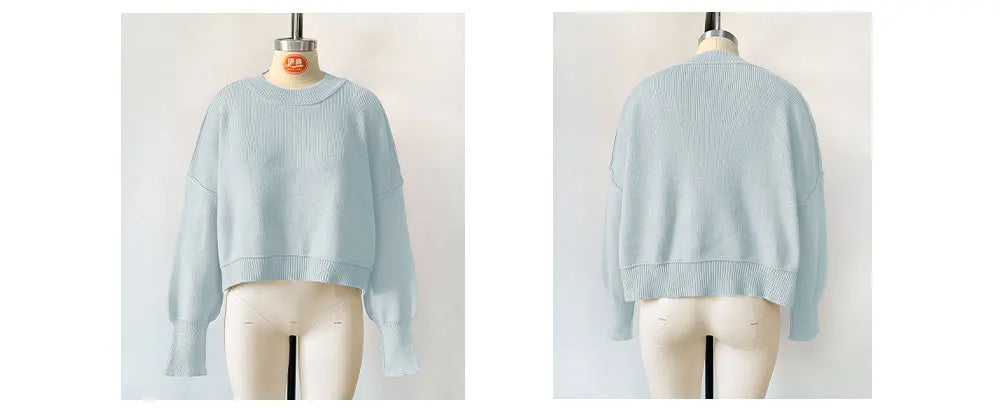 Women Sweaters - Oversized Trendy Women's Knit Top Sweater