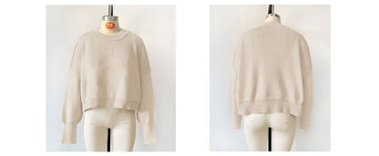 Women Sweaters - Oversized Trendy Women's Knit Top Sweater