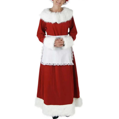 Xmas Costumes - Authentic Mrs. Claus Costume Vintage Christmas Gown