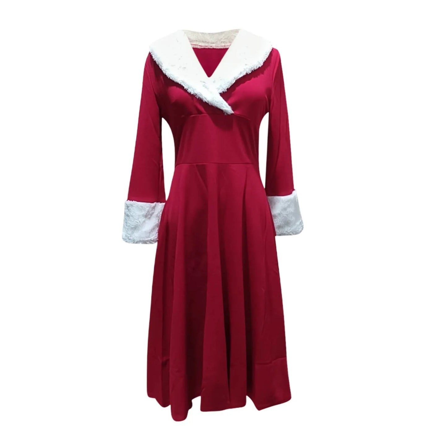 Xmas Dresses - Santa-Inspired Holiday Dress Christmas Party Gown