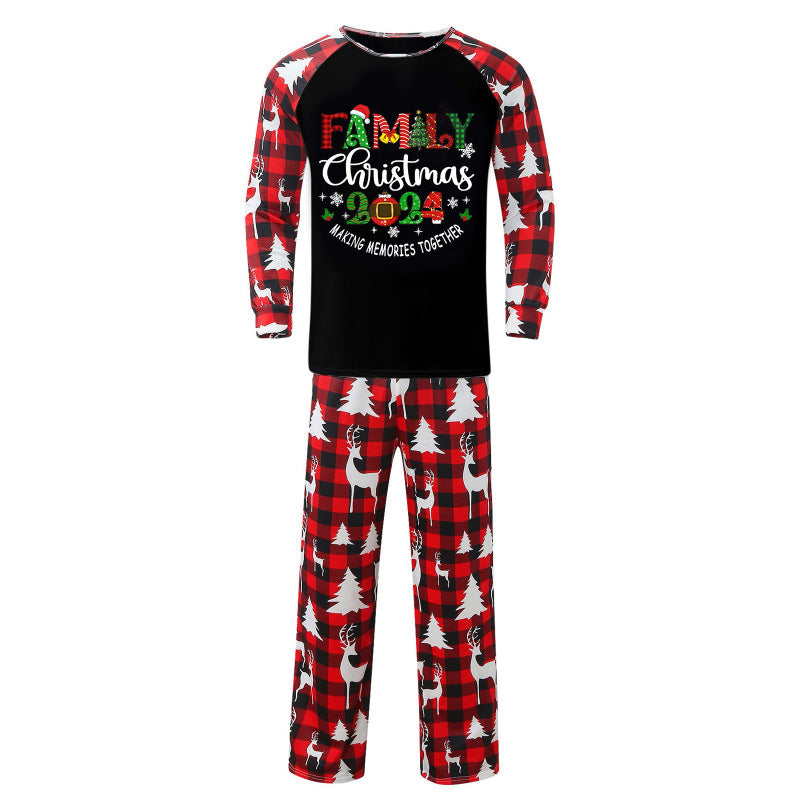 Xmas Pajamas - Christmas 2024 Men’s Pajama Set Reindeer Holiday PJs